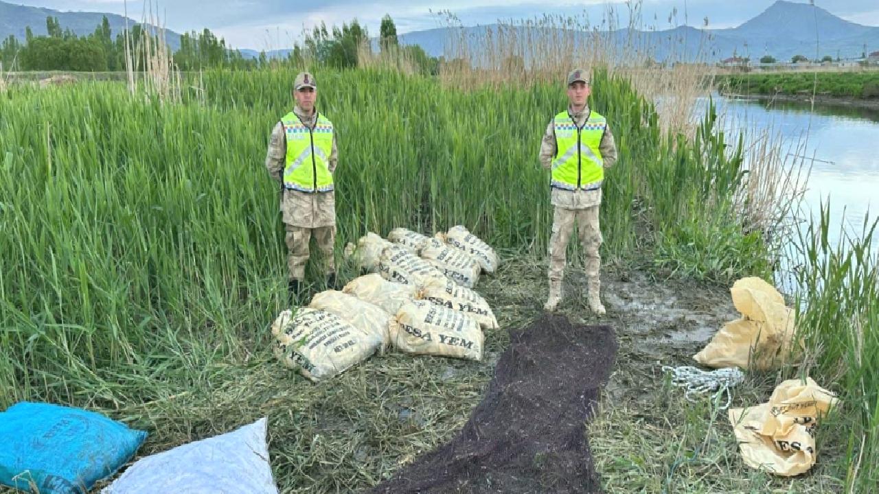 Van İl Jandarma Komutanlığı Kaçak Avlanmış Tonlarca İnci Kefali Ele Geçirdi